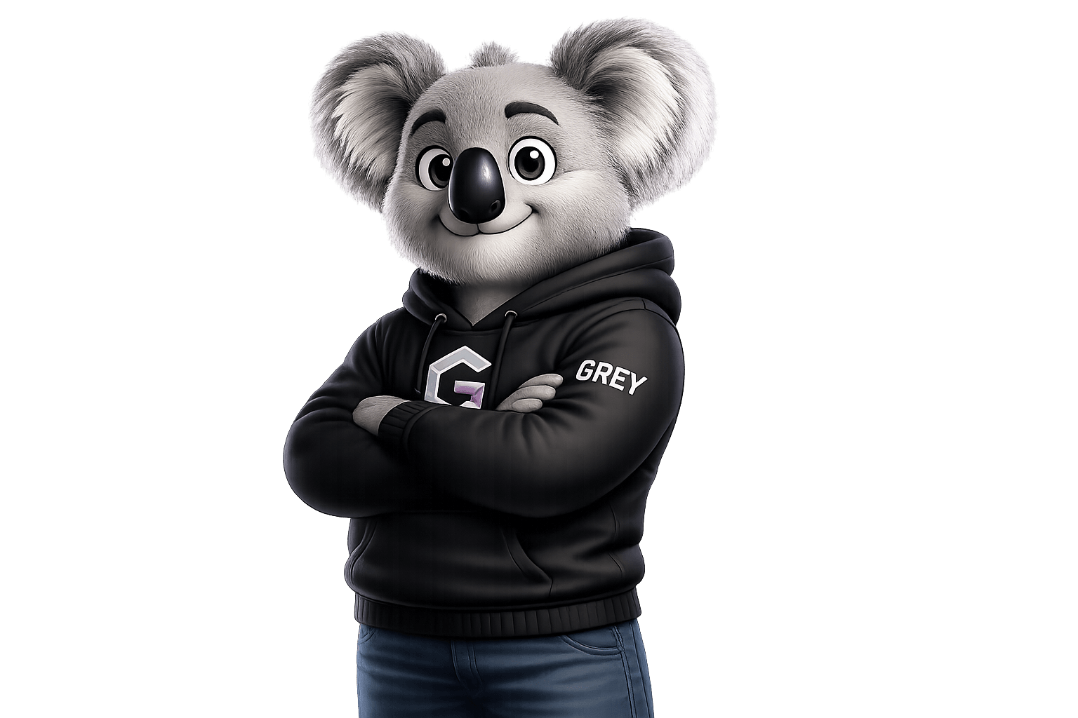 Grey Meta mascot